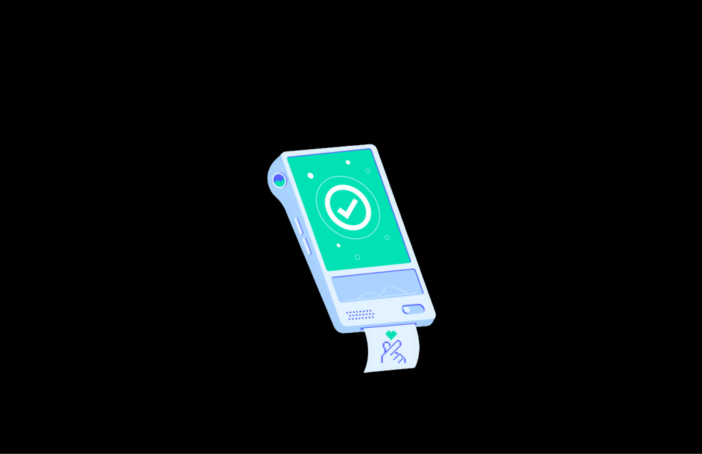 Groww Pay visual system — payment terminal illustration preview